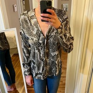 Snake Skin Blouse by Olivaceous